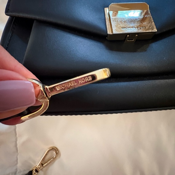 Michael Kors Lita Crossbody with Gold Accent - Removable Strap - Picture 14 of 16